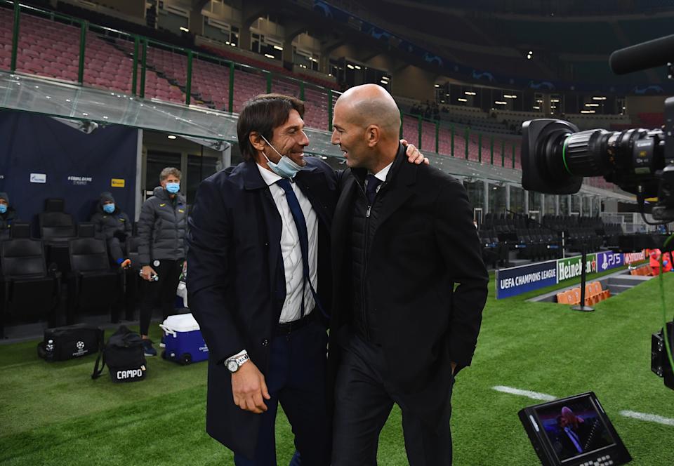Antonio Conte và Zidane 